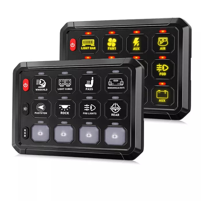 12 and 8 Gang Light Switch Controller - Bluetooth -RGB