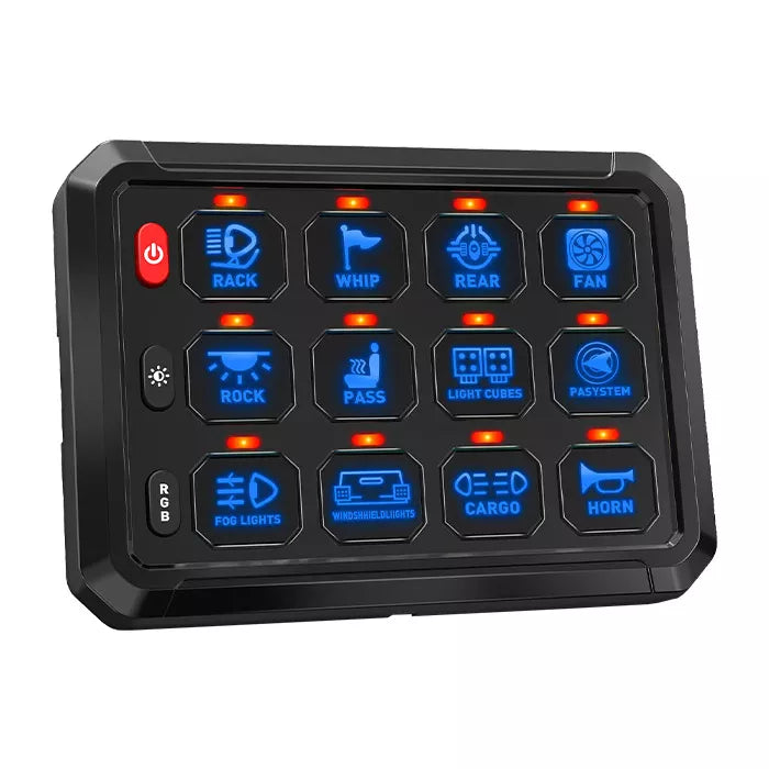 12 and 8 Gang Light Switch Controller - Bluetooth -RGB
