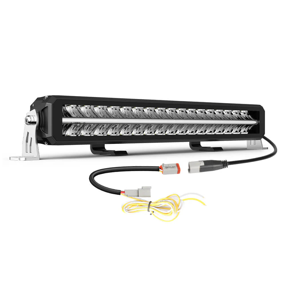 Dual Row LED Light Bar With White/Amber DRL - OM-33-ZH