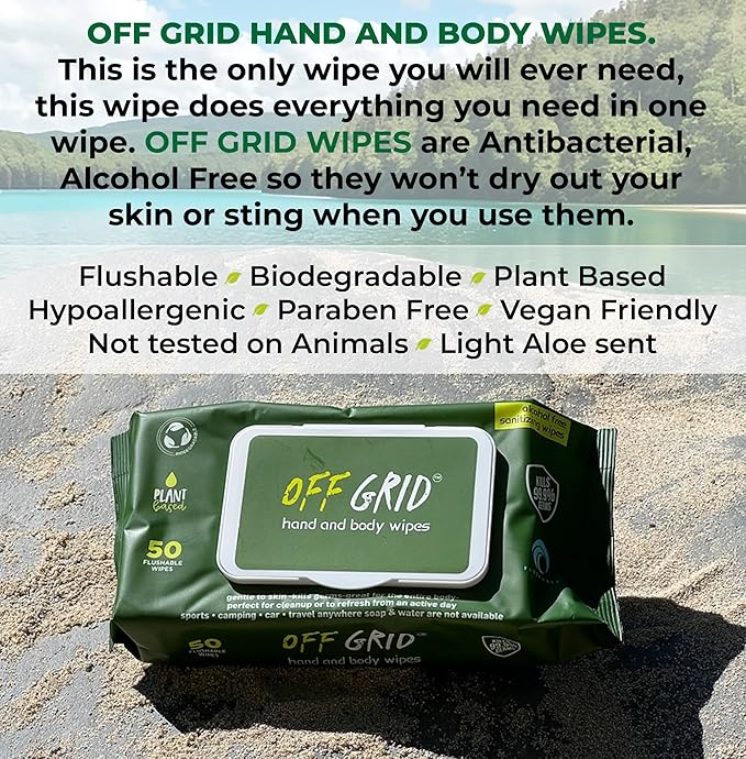 Off Grid - Hand & Body Wipes