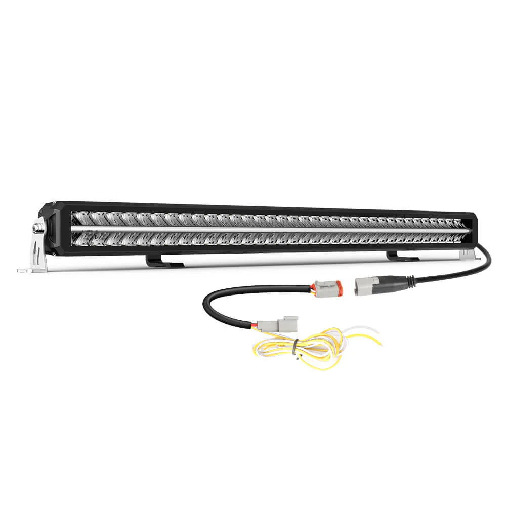 Dual Row LED Light Bar With White/Amber DRL - OM-33-ZH