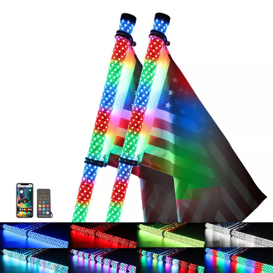 Fatty Whip Lights - 1.75 In Dia x 2ft - OM-829F