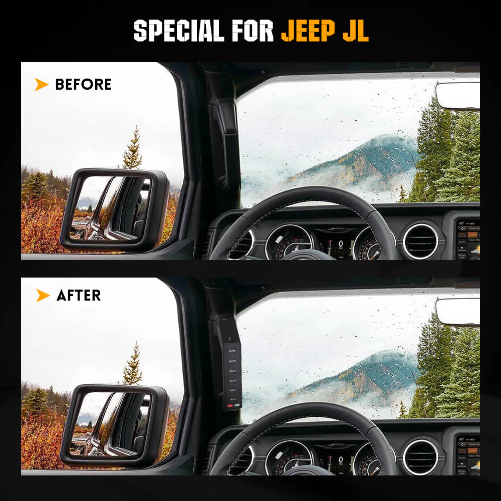 6 Gang Switch Panel Grab Handle With for Jeep Wrangler JL & Gladiator JT