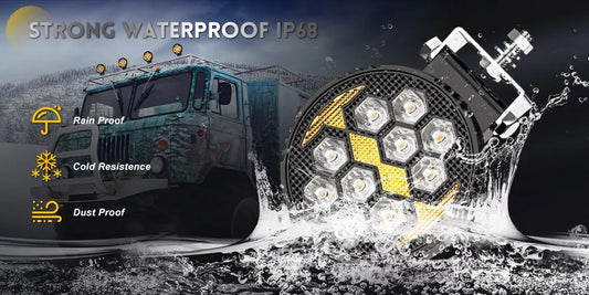 4 Inch Round LED Work / Off-Road Light - OM-930D-12