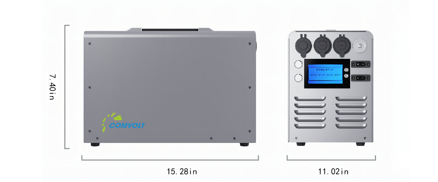 ComVolt 3000 - Aluminum Portable Power Station - 3000Wh