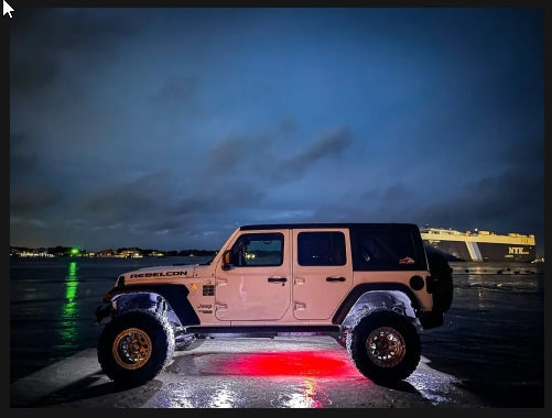 Club 5 Racing Color Rock Lights For SCX10 III Jeep JL Wrangler - Waterproof, 1/10 Scale