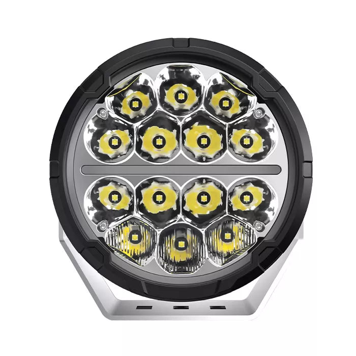 7 Inch Off-Road Lights w/ White-Amber DRL - OM-D065-7