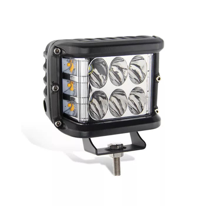 3 Inch Rectangle LED Work / Off-Road Light / Amber Side Shooter- OM-996-BS