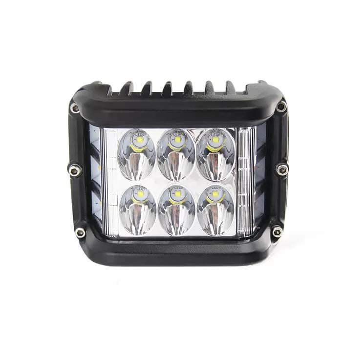 3 Inch Rectangle LED Work / Off-Road Light / Amber Side Shooter- OM-996-BS