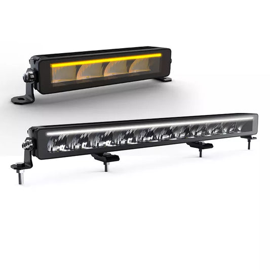 Single Row LED Light Bar With White/Amber DRL - OM-58-ZH