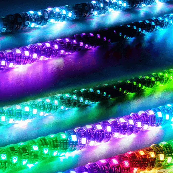 3FT LED - RGB Whip Lights - 1 In Dia